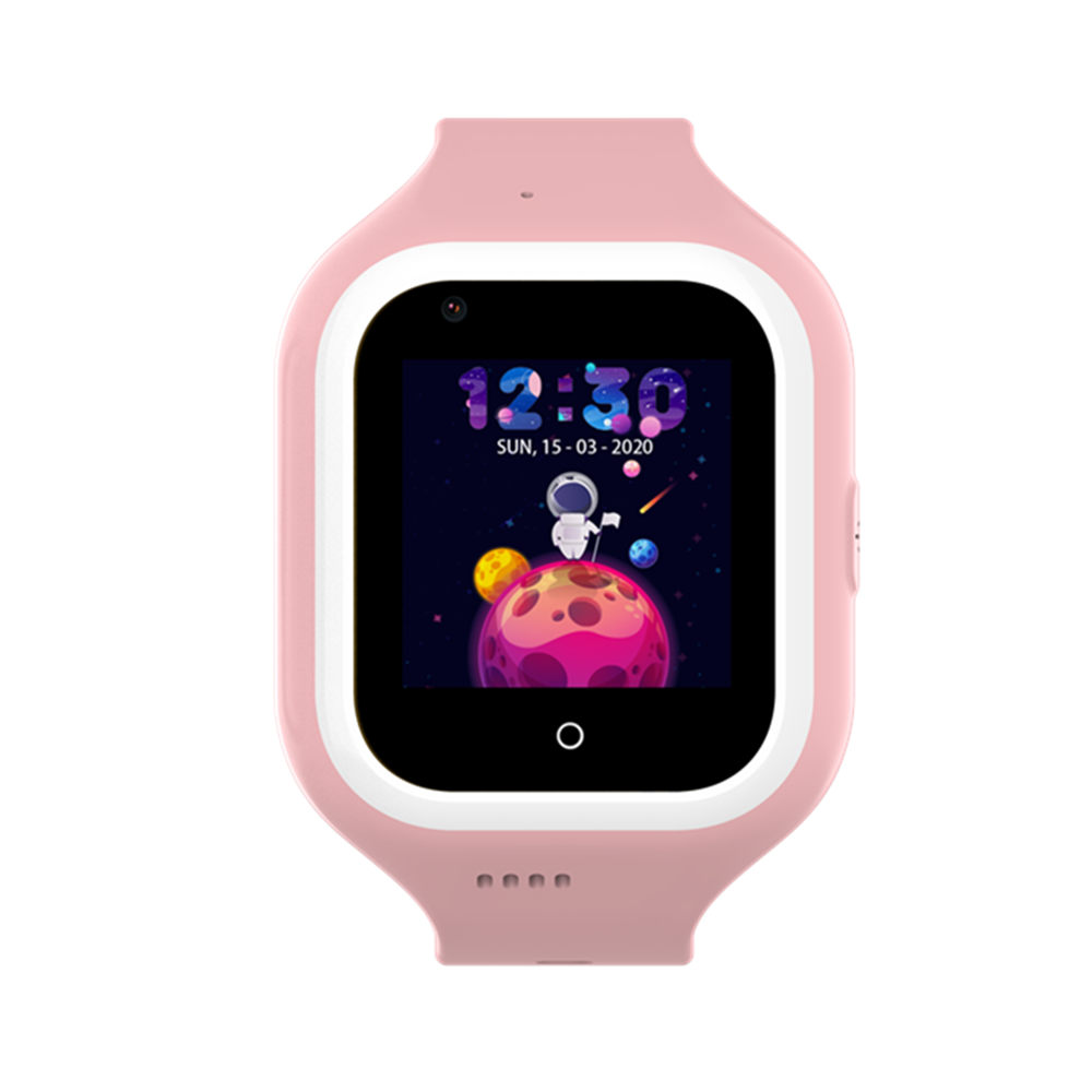 KT21- Reloj GPS 4G para niños con videollamada y llamada de voz - Rosa -  Mykidswatch