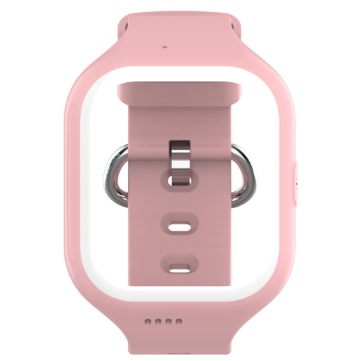 KT21 Silicone band with frame in Pink Color