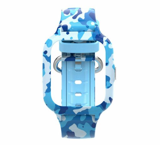 KT22S Silicone band with frame – Blue Camo