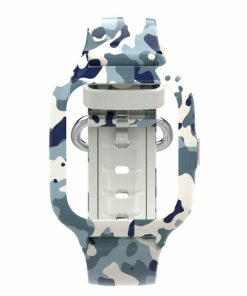 KT22S Silicone band with frame – White Camo